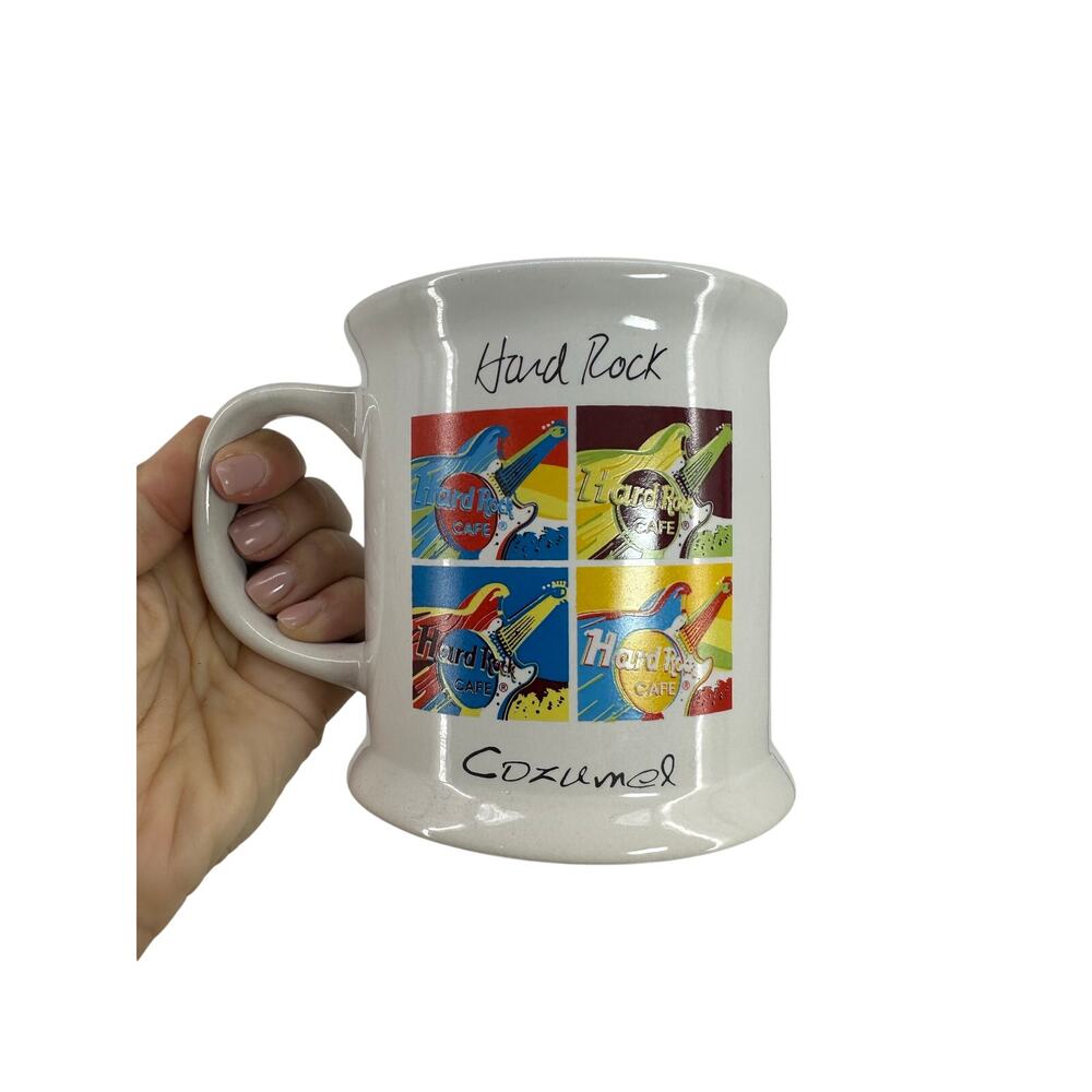 Hard Rock Cafe Cozumel Coffee Mud Pop Art Design Caribbean Island